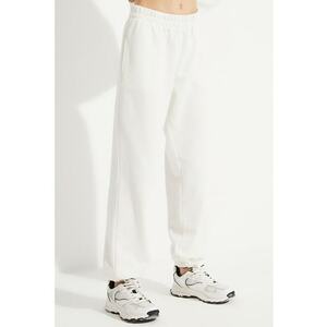 Pantaloni de trening cu buzunare laterale - Alb optic imagine