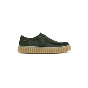 Mocasini casual din material textil cu garnituri de piele intoarsa Torhill - Verde englez imagine
