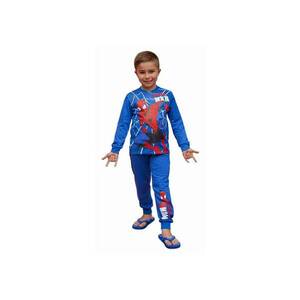 Pijamale copii Spiderman MV40M7609 - set 2 piese din bumbac - Albastru imagine