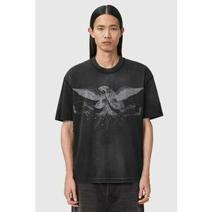 Tricou lejer cu imprimeu grafic - Negru stins imagine