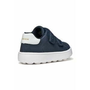 Pantofi sport Minicub de piele si material textil - Bleumarin imagine