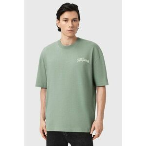 Tricou lejer din bumbac - Verde pal imagine