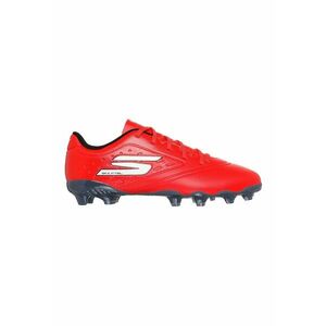 Pantofi Razor 1.5 Jr cu logo si crampoane pentru fotbal - Alb/Rosu vermillion imagine
