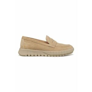 Pantofi loafer din piele intoarsa Flextride - Bej imagine