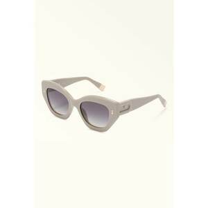 Ochelari de soare cat-eye - Auriu/Gri deschis imagine