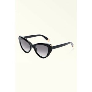 Ochelari de soare cat-eye cu lentile degrade - Auriu/Negru imagine