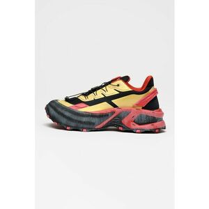 Pantofi D-Cage cu talpa cu aspect masiv - Negru/Galben pal/Rosu stins imagine