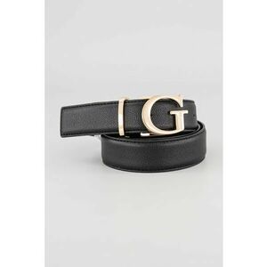 Curea ingusta cu logo - Negru imagine