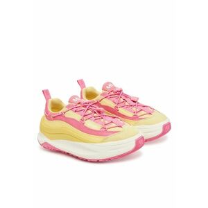 Tenisi dama BJ01 Moon247 Xlace 80D24 - piele naturala - roz/galben imagine