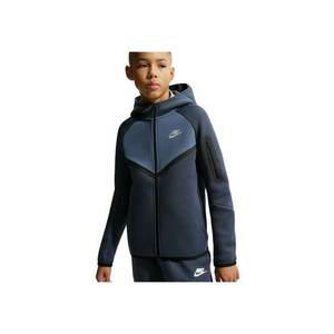 Hanorac Tech Fleece Mix 56613 - Albastru imagine