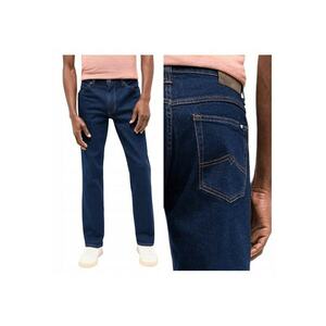 Blugi Barbati - Tramper Straight - Straight Fit - Talie Medie - 5 Buzunare - Fermoar - Lungi - Bumbac - W32-L32 US - Albastru imagine