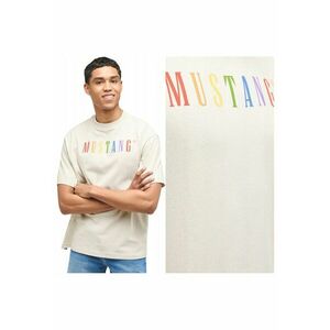 Tricou Barbati - Aidan C Pride - Regular Fit - Maneca Scurta - Decolteu Rotund - Cu Logo - Bumbac - Design Clasic - M INTL - Bej imagine