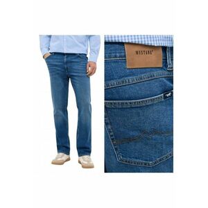 Blugi Barbati - Tramper Straight - Straight Fit - Talie Medie - 5 Buzunare - Fermoar - Lungi - Bumbac - W31-L30 US - Albastru imagine