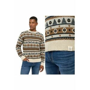 Pulover Barbati - Emil C Norway - Regular Fit - Fara Inchidere - Decolteu Rotund - Maneci Lungi - Fara Buzunare - Bumbac - 2XL INTL - Maro imagine