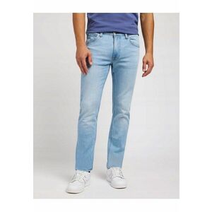 Blugi Barbati - Daren Zip Fly - Straight Fit - Talie Medie - 5 Buzunare - Fermoar - Lungi - Bumbac - W34-L34 US - Albastru imagine