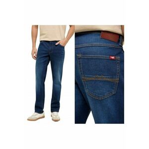 Blugi Barbati - Washington Straight - Straight Fit - Talie Medie - 5 Buzunare - Fermoar - Lungi - Bumbac - Albastru - Albastru imagine