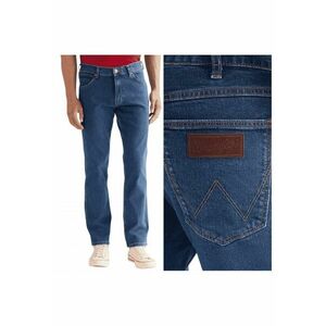 Blugi Barbati - Greensboro - Straight Fit - Talie Joasa - 5 Buzunare - Fermoar - Lungi - Bumbac - Albastru - Albastru imagine