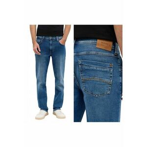 Blugi Barbati - Washington Straight - Straight Fit - Talie Medie - 5 Buzunare - Fermoar - Lungi - Bumbac - W32-L32 US - Albastru imagine