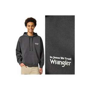 Hanorac Barbati - Hoodie - Regular Fit - Cu Gluga - 1 Buzunar - Maneci Lungi - Bumbac - Fara Inchidere - M INTL - Negru imagine