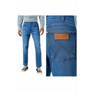 Blugi Barbati - Larston - Slim Fit - Talie Joasa - 5 Buzunare - Fermoar - Lungi - Bumbac - W38-L34 US - Albastru imagine