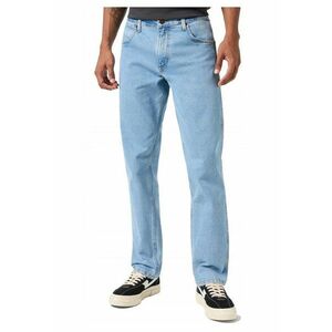 Blugi Barbati - Greensboro - Straight Fit - Talie Medie - 5 Buzunare - Fermoar - Lungi - Bumbac - W32-L34 US - Albastru imagine