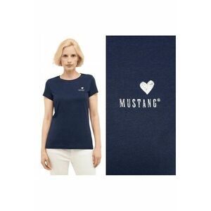 Tricou dama - Loa - bumbac - albastru inchis - imagine