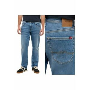 Blugi Barbati - Denver Straight -Straight Fit - Talie Medie - 5 Buzunare - Fermoar - Lungi - Bumbac - Albastru imagine