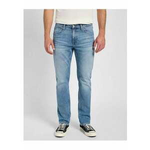 Blugi Barbati - Daren Zip Fly - Straight Fit - Talie Joasa - 5 Buzunare - Fermoar - Lungi - Bumbac - W34-L30 US - Albastru imagine