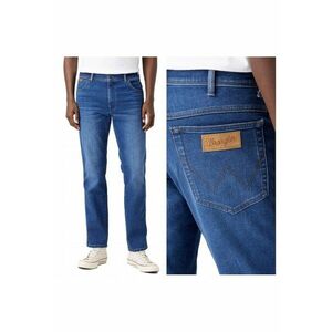 Blugi Dama - Texas Taper - Slim Fit - Talie Joasa - 5 Buzunare - Fermoar - Lungi - Bumbac - W31-L34 US - Albastru imagine