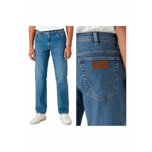 Blugi Barbati - Texas - Straight Fit - Talie Medie - 5 Buzunare - Fermoar - Lungi - Bumbac - W36-L34 US - Albastru imagine