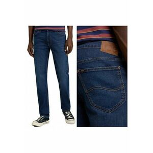 Blugi Barbati - Daren Zip Fly - Straight Fit - Talie Medie - 5 Buzunare - Fermoar - Lungi - Bumbac - W34-L30 US - Albastru imagine