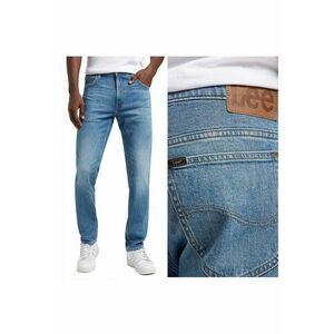 Blugi Barbati - Rider - Slim Fit - Talie Inalta - 5 Buzunare - Fermoar - Lungi - Bumbac - W34-L32 US - Albastru imagine