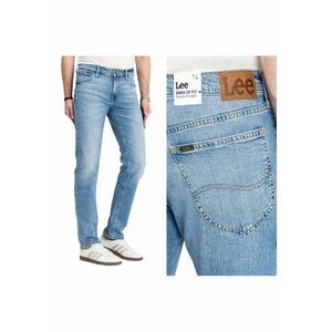 Blugi Barbati - Daren Zip Fly - Straight Fit - Talie Medie - 5 Buzunare - Fermoar - Lungi - Bumbac - W38-L34 US - Albastru imagine