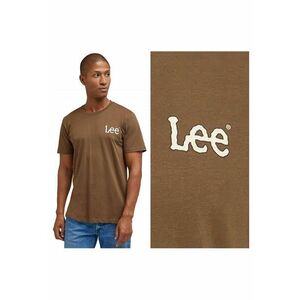 Tricou Barbati - Essential Tee - Regular Fit - Maneca Scurta - Decolteu Rotund - Cu Logo - Bumbac - Design Clasic - Maro - Light Bronze imagine