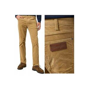 Blugi Barbati - Greensboro - Straight Fit - Talie Joasa - 5 Buzunare - Fermoar - Lungi - Bumbac - Maro - Maro nisip imagine