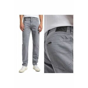 Blugi Barbati - Oscar - Straight Fit - Talie Medie - 5 Buzunare - Fermoar - Lungi - Bumbac - Gri - Gri imagine