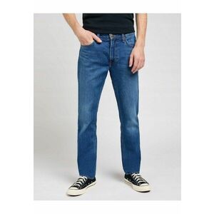 Blugi Barbati - Daren Zip Fly - Slim Fit - Talie Medie - 5 Buzunare - Fermoar - Lungi - Bumbac - W36-L30 US - Albastru imagine