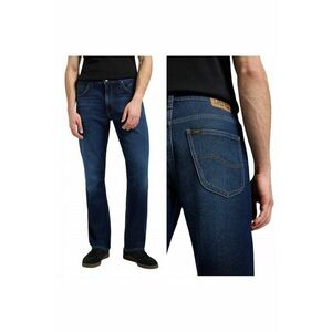 Blugi Barbati - Brooklyn - Straight Fit - Talie Medie - 5 Buzunare - Fermoar - Lungi - Bumbac - W34-L34 US - Albastru imagine