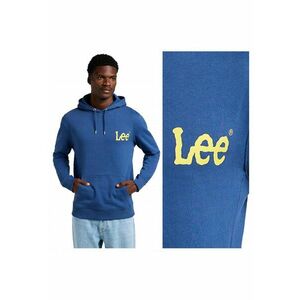 Hanorac Barbati - Wobbly Hoodie - Regular Fit - Cu Gluga - 1 Buzunar - Maneci Lungi - Bumbac - Fara Inchidere - M INTL - Albastru imagine