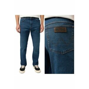 Blugi Barbati - Texas - Straight Fit - Talie Medie - 5 Buzunare - Fermoar - Lungi - Bumbac - W32-L34 US - Albastru imagine