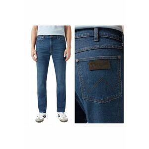 Blugi Barbati - Larston - Slim Fit - Talie Medie - 5 Buzunare - Fermoar - Lungi - Bumbac - W30-L34 US - Albastru imagine
