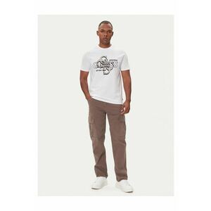 Tricou barbati alb - bumbac imagine