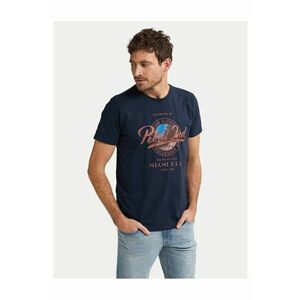 Tricou bleumarin barbati bumbac imagine