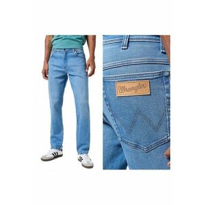 Blugi Barbati - River - Slim Fit - Talie Medie - 5 Buzunare - Fermoar - Lungi - Bumbac - W30-L34 US - Albastru imagine