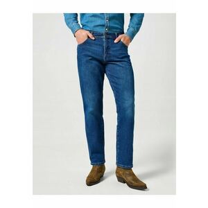 Blugi Barbati - Texas - Straight Fit - Talie Medie - 5 Buzunare - Fermoar - Lungi - Bumbac - W32-L34 US - Albastru imagine