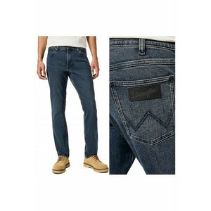 Blugi Barbati - Greensboro - Straight Fit - Talie Medie - 5 Buzunare - Fermoar - Lungi - Bumbac - W31-L34 US - Albastru imagine