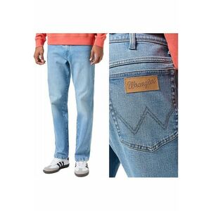 Blugi Barbati - Texas - Straight Fit - Talie Medie - 5 Buzunare - Fermoar - Lungi - Bumbac - W32-L30 US - Albastru imagine