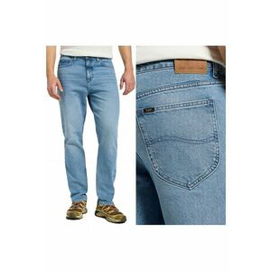 Blugi Barbati - Austin - Slim Fit - Talie Medie - 5 Buzunare - Fermoar - Lungi - Bumbac - W32-L30 US - Albastru imagine
