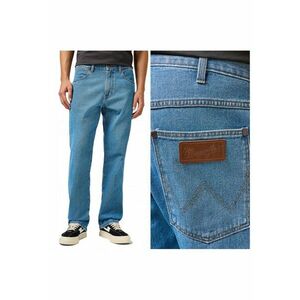 Blugi Barbati - Frontier - Straight Fit - Talie Medie - 5 Buzunare - Fermoar - Lungi - Bumbac - W32-L30 US - Albastru imagine