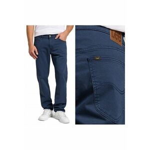 Blugi Barbati - Daren Zip Fly - Straight Fit - Talie Medie - 5 Buzunare - Fermoar - Lungi - Bumbac - Albastru - Albastru imagine